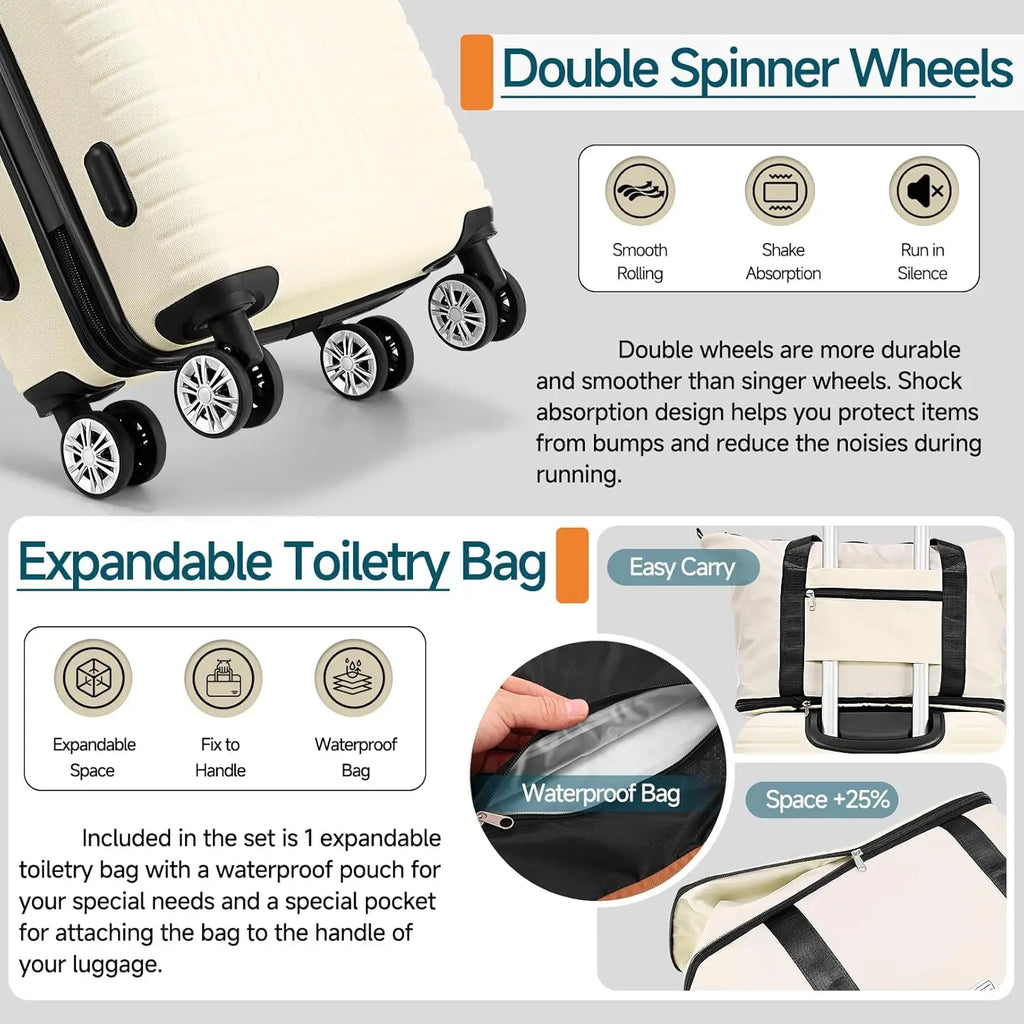3 Piece Luggage Set
