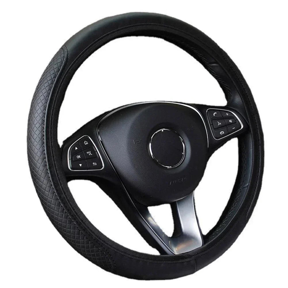 Universal Car Steering Wheel Cover (37-38cm Diameter)