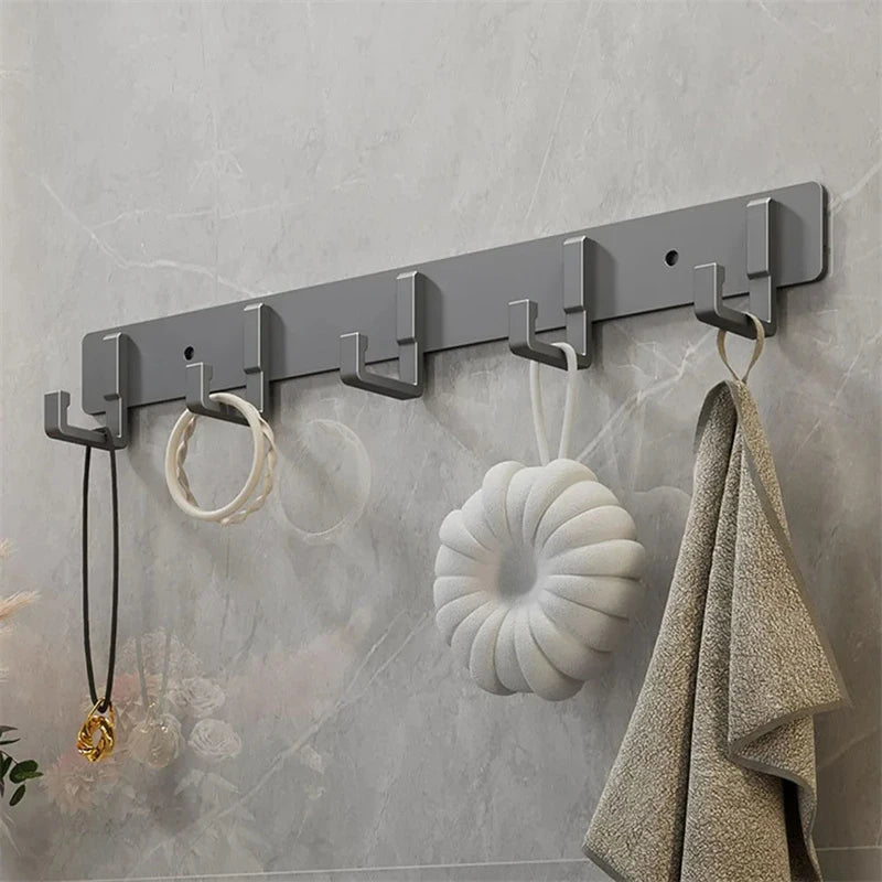 Metal Hooks Holder (Aluminum Key) Coat Clothes Door Holder Rack Hook| Wall Mounted Hanger