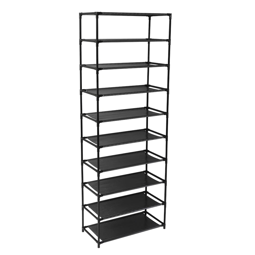 10 Tier Stackable Shoe Rack Storage Shelves
