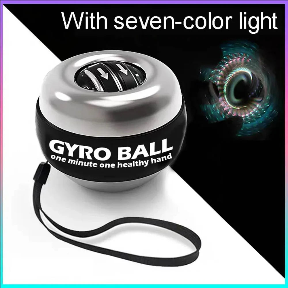 Wrist Power Ball| Silent Grip Strength Device, with Built in Elastic Device Self Starting design