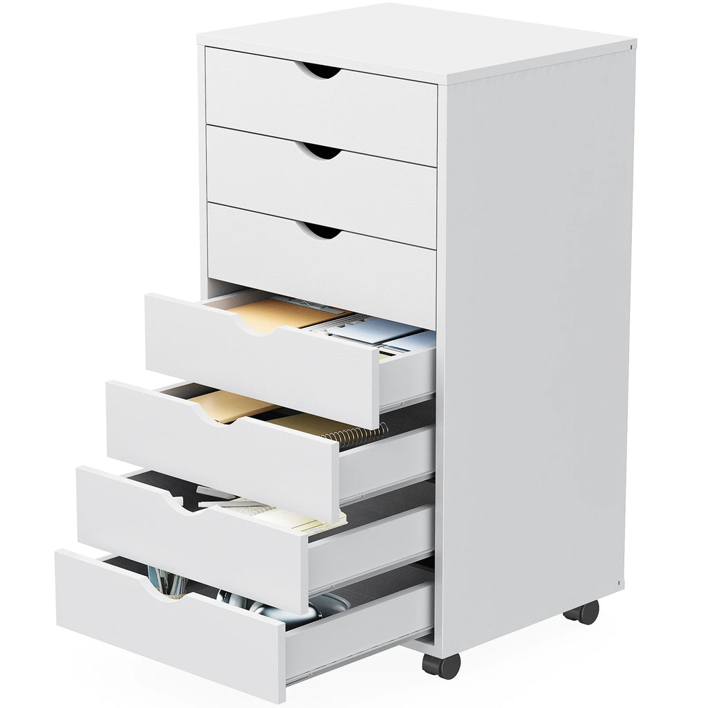 7 Drawer Chest Dressers Nightstand Storage Cabinet (Wooden)