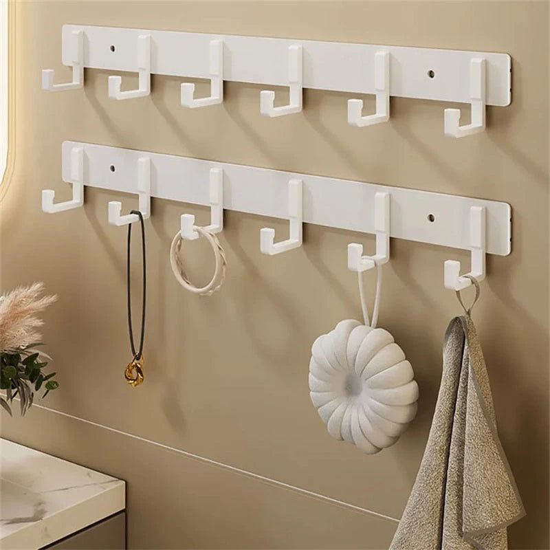 Metal Hooks Holder (Aluminum Key) Coat Clothes Door Holder Rack Hook| Wall Mounted Hanger