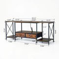 Wooden TV Stand (with Drawers)