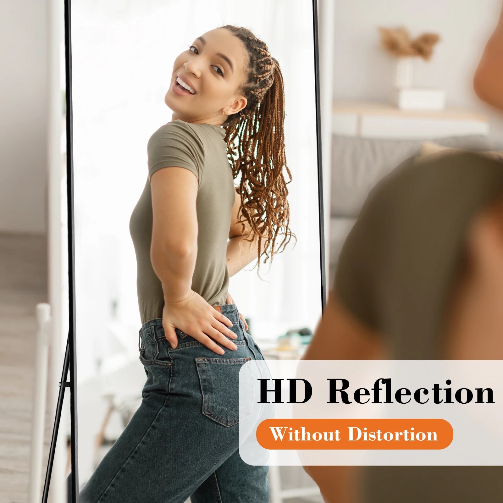 Full Length Mirror with Stand