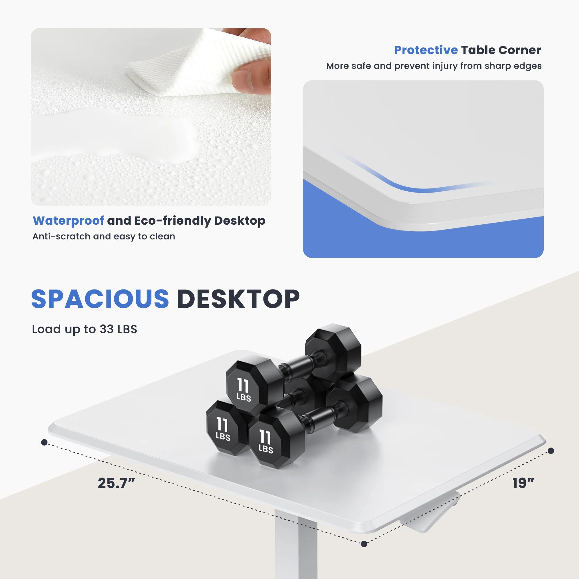 Mobile Small Standing Desk (Portable)