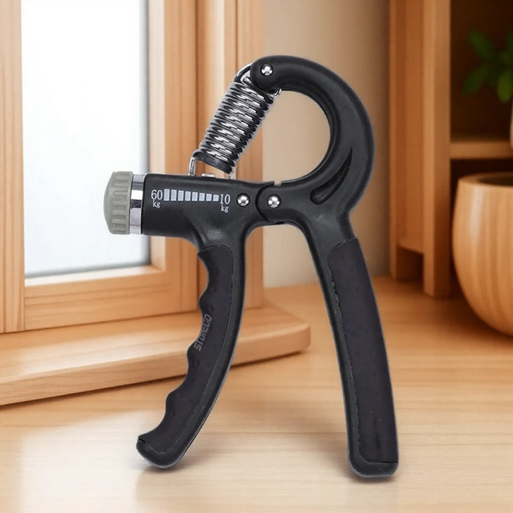 Adjustable Hand Grip Strengthener R-Shape Finger Exerciser Portable Sport Accessory Carpal Tunnel Therapy Workout Equipment