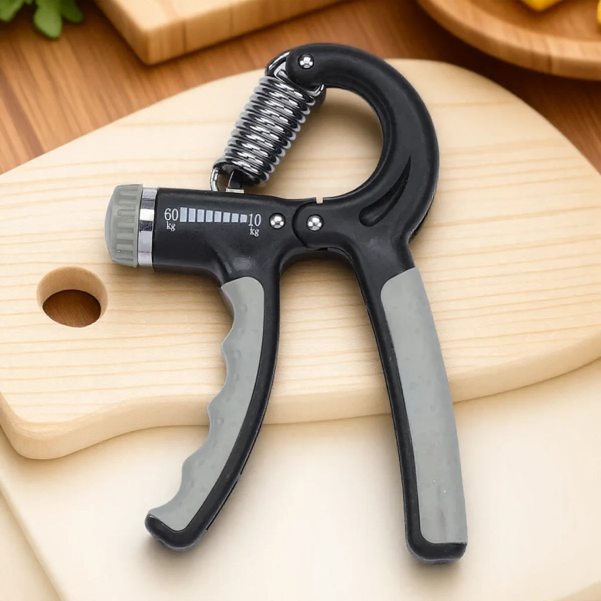Adjustable Hand Grip Strengthener R-Shape Finger Exerciser Portable Sport Accessory Carpal Tunnel Therapy Workout Equipment