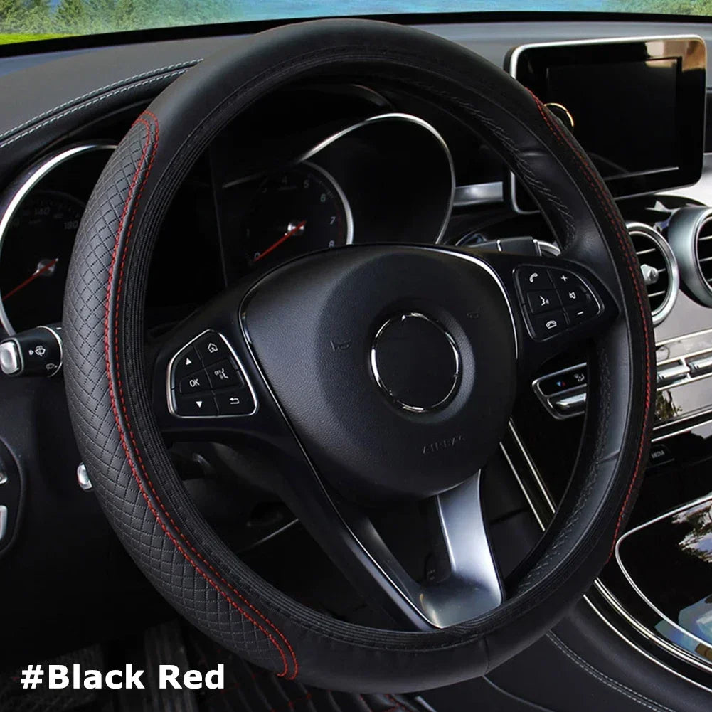 Universal Car Steering Wheel Cover (37-38cm Diameter)