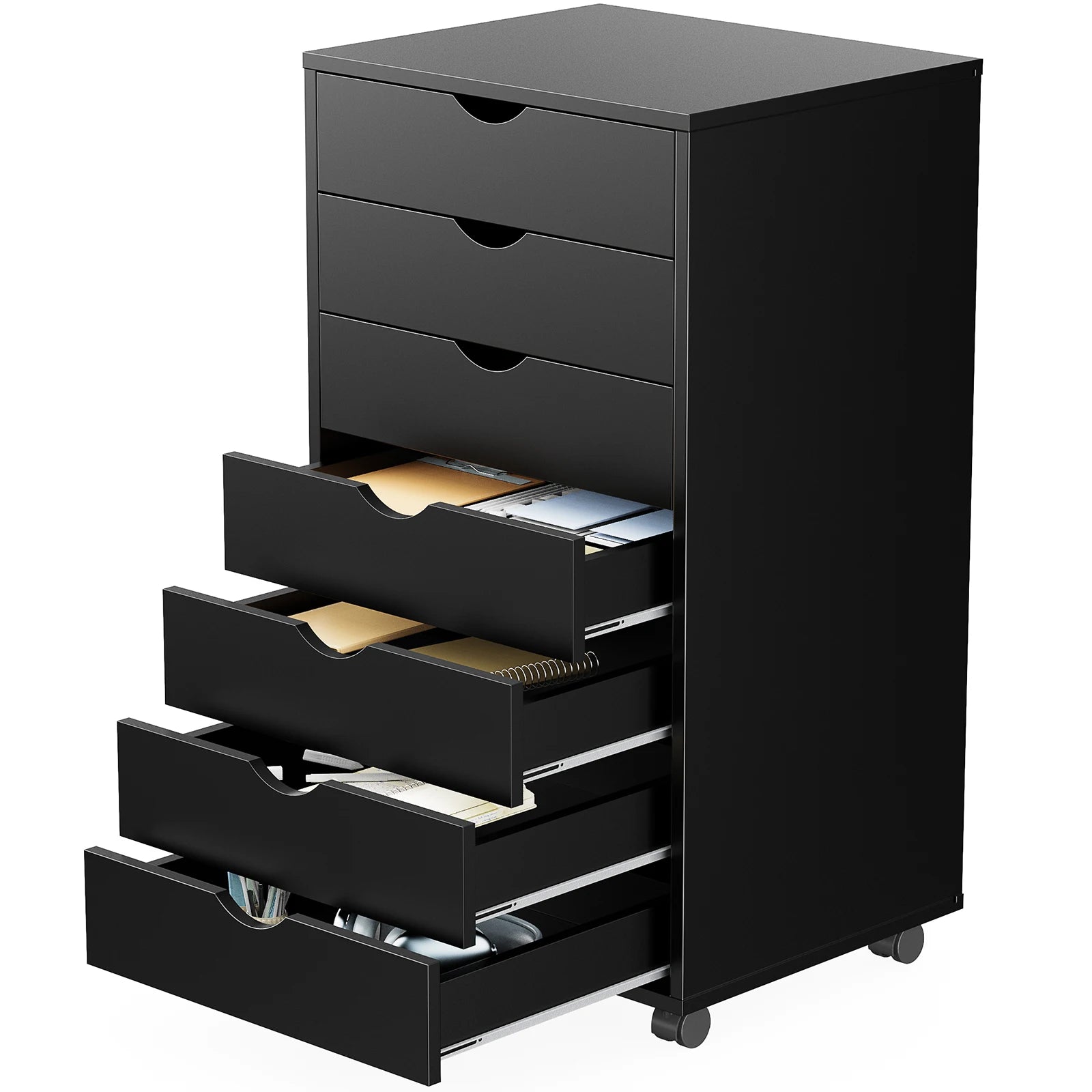 7 Drawer Chest Dressers Nightstand Storage Cabinet (Wooden)