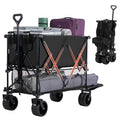 Outdoor Wagons Cart Double Decker (320L Capacity Support up to 440LBS)