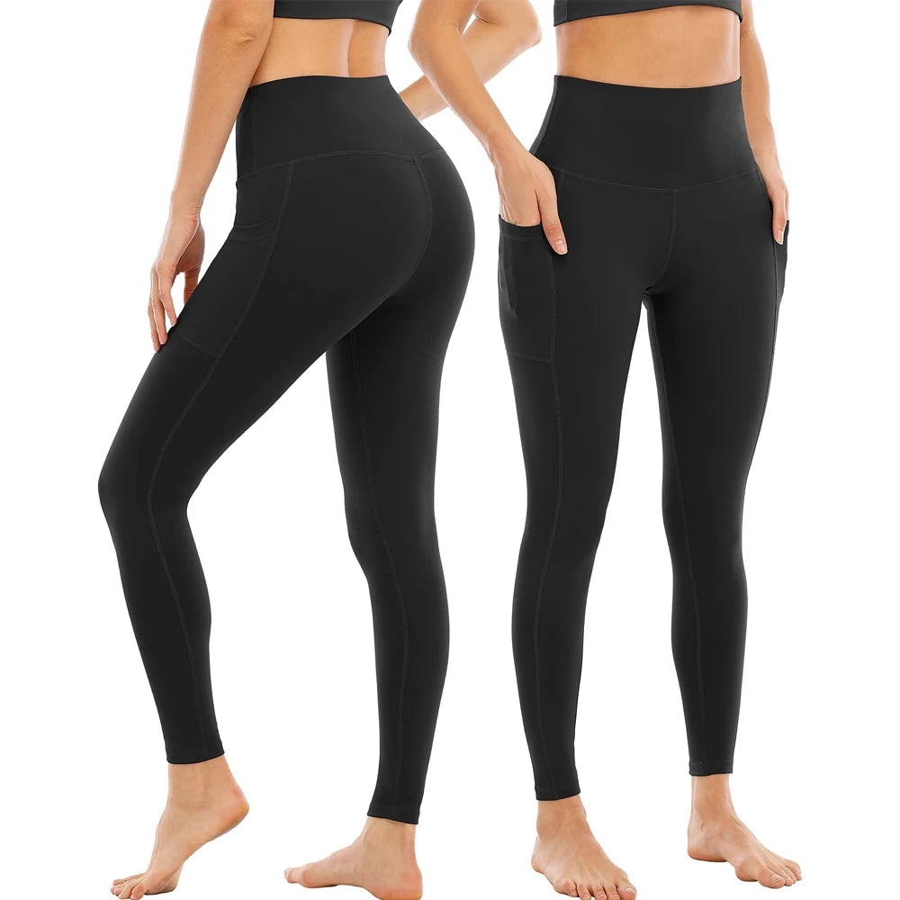 High Waist Workout Leggings with Pockets