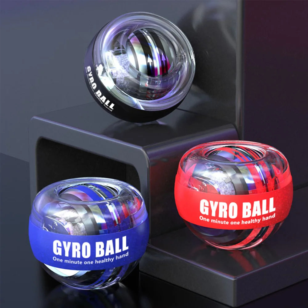 Wrist Power Ball| Silent Grip Strength Device, with Built in Elastic Device Self Starting design