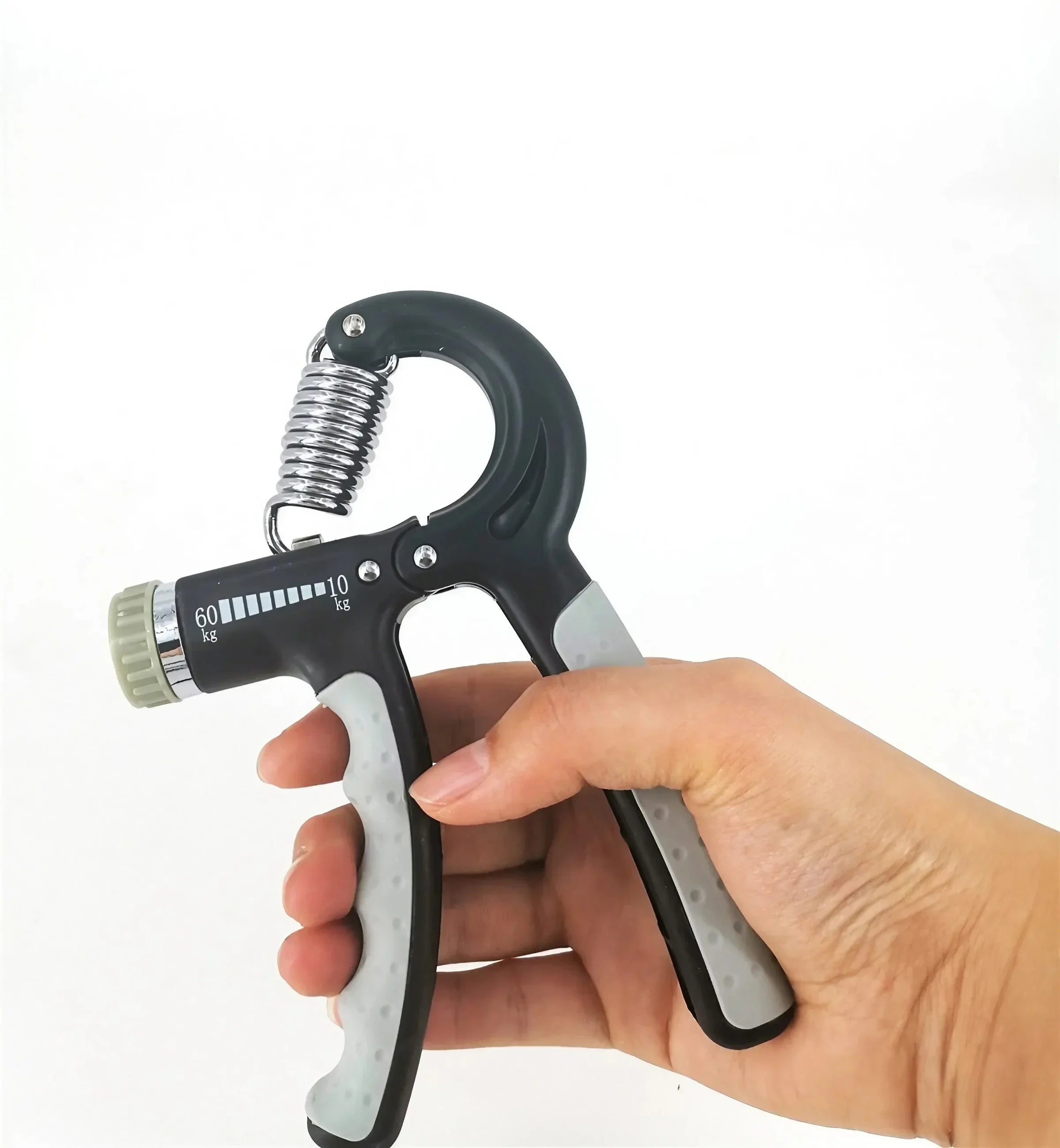 Adjustable Hand Grip Strengthener R-Shape Finger Exerciser Portable Sport Accessory Carpal Tunnel Therapy Workout Equipment
