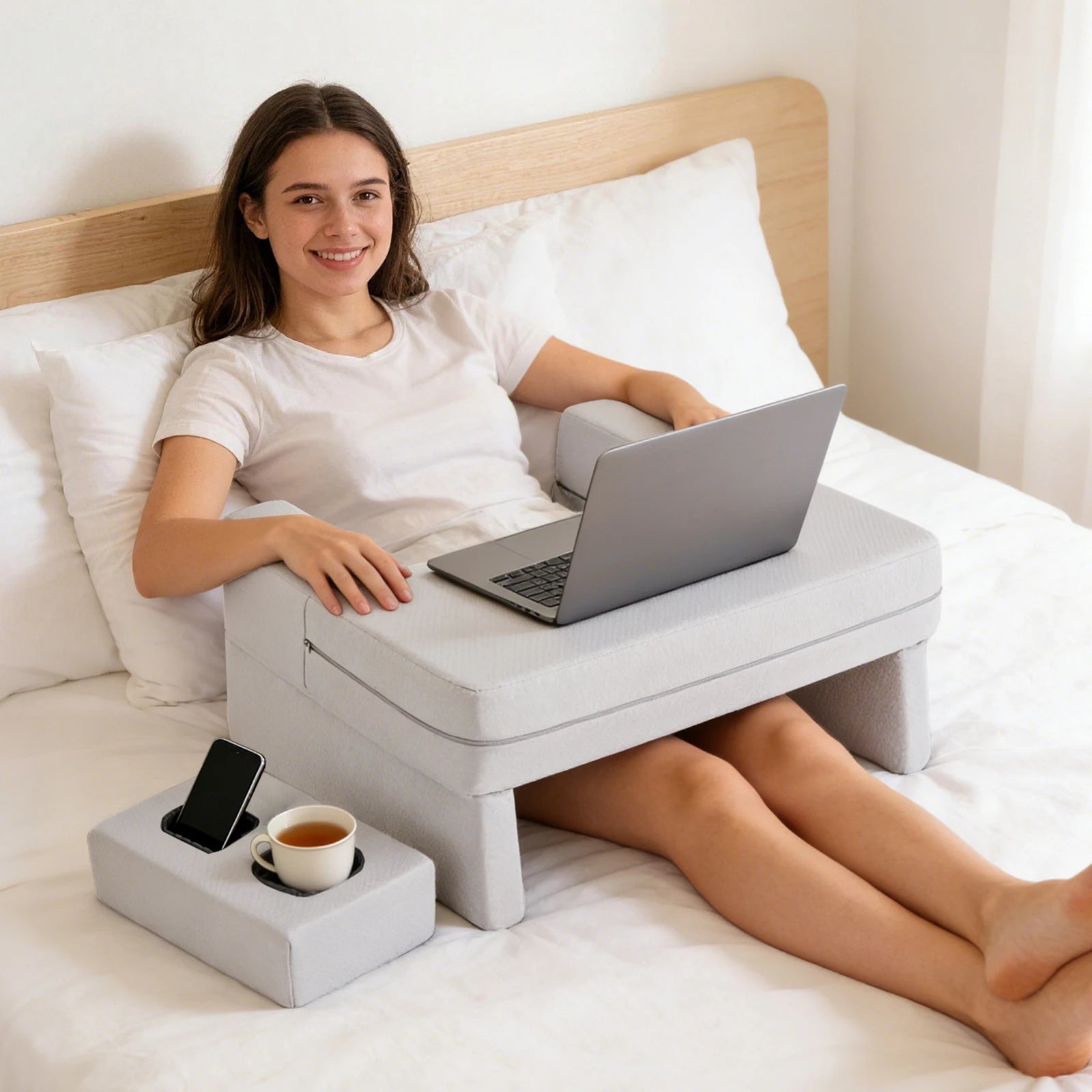 Square Memory Foam Reading Pillow