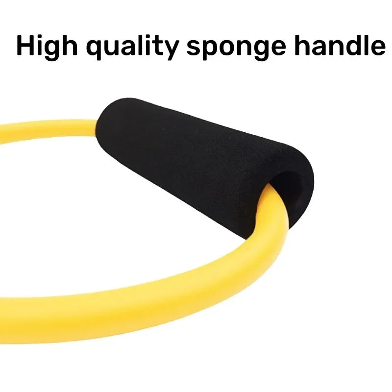 TPE 8 Word Fitness Yoga Gum Resistance Rubber Bands