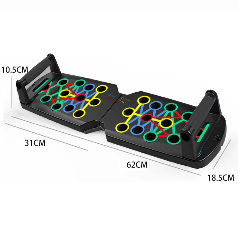 Portable Multifunctional Push-up Board Set, For Chest Abdomen Arms/Back Training