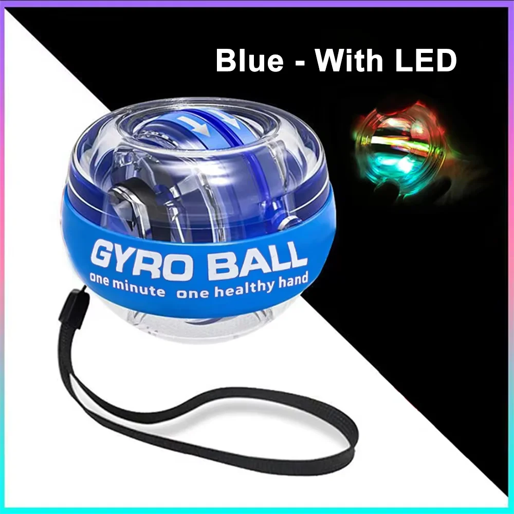 Wrist Power Ball| Silent Grip Strength Device, with Built in Elastic Device Self Starting design